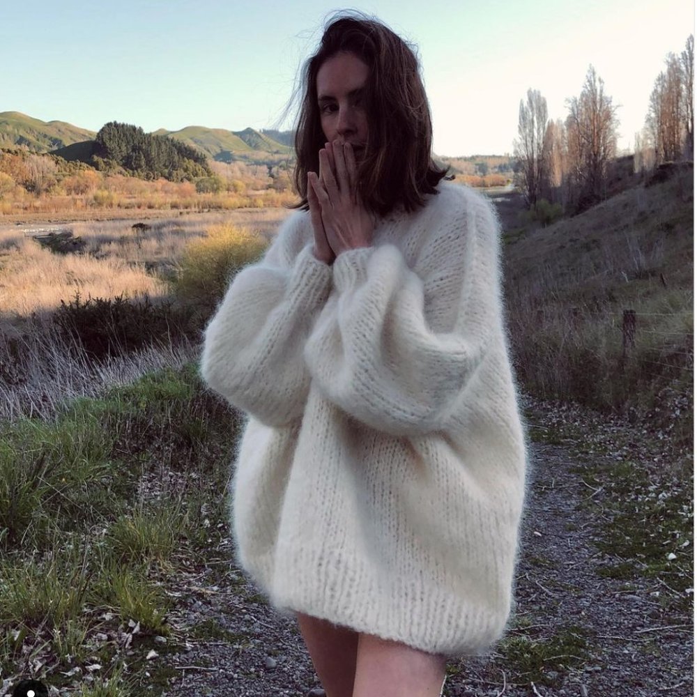 THE KNITTER Bubblegum sweater RARE NWT